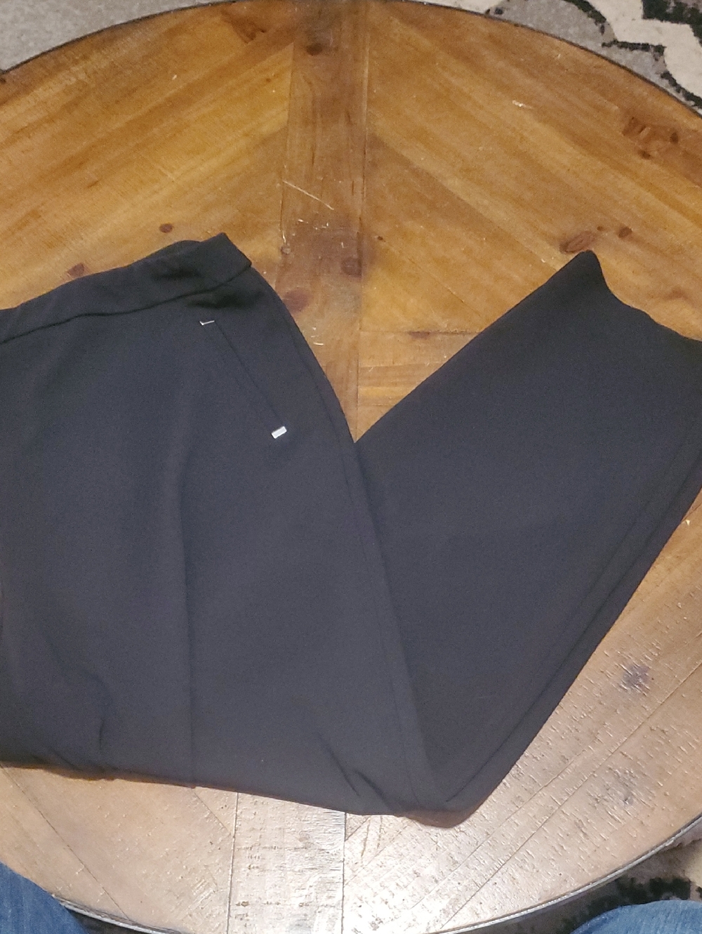 Cato Women's Black Straight-Leg Pull-On Trousers